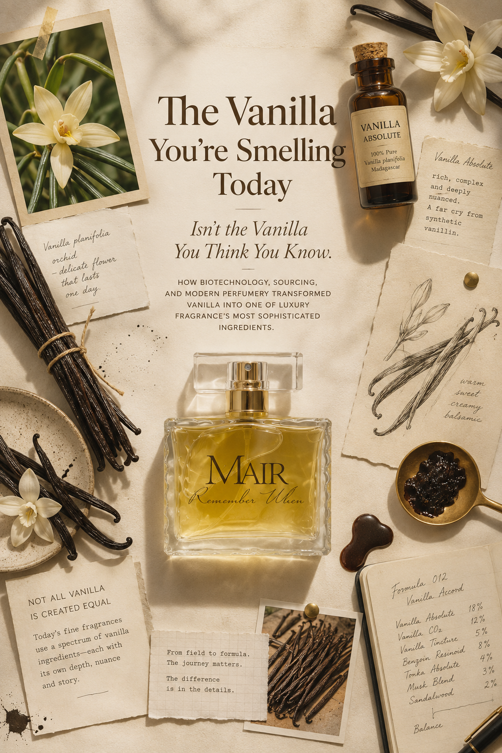 Why the Vanilla in Today's Luxury Perfumes Smells Different