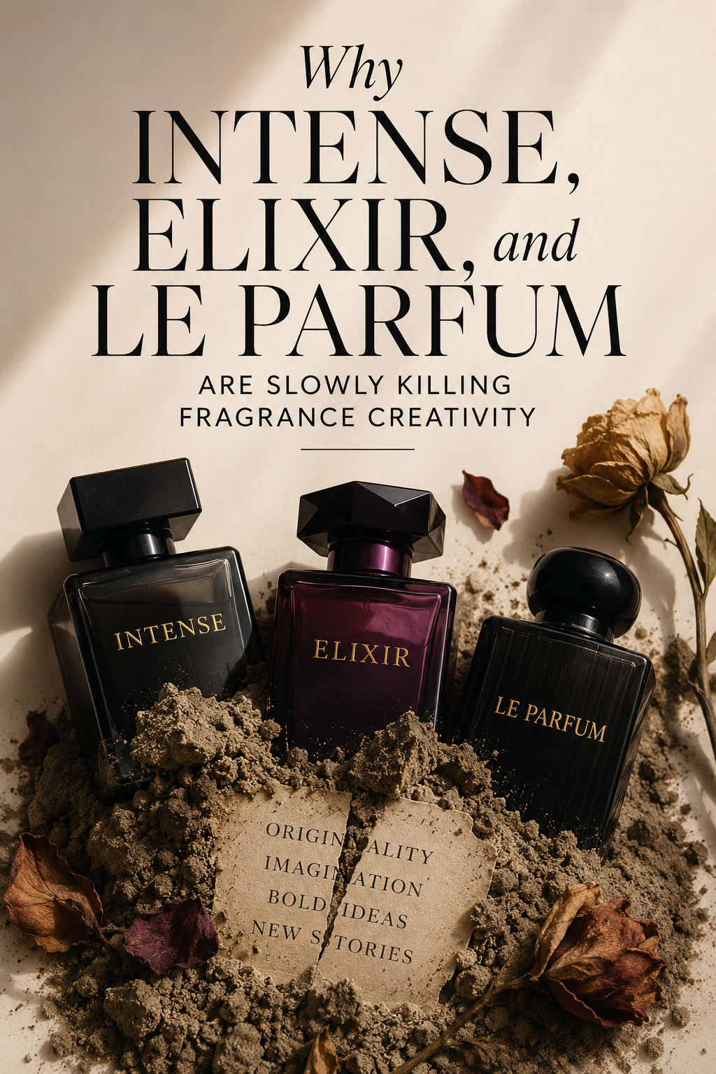 Why ‘Intense,’ ‘Elixir,’ and ‘Le Parfum’ Fragrances Are Killing Perfume Creativity